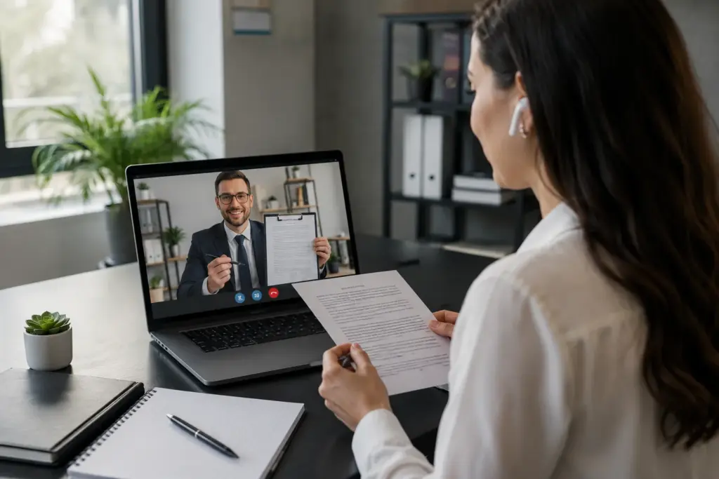 Online approval and notarization of documents