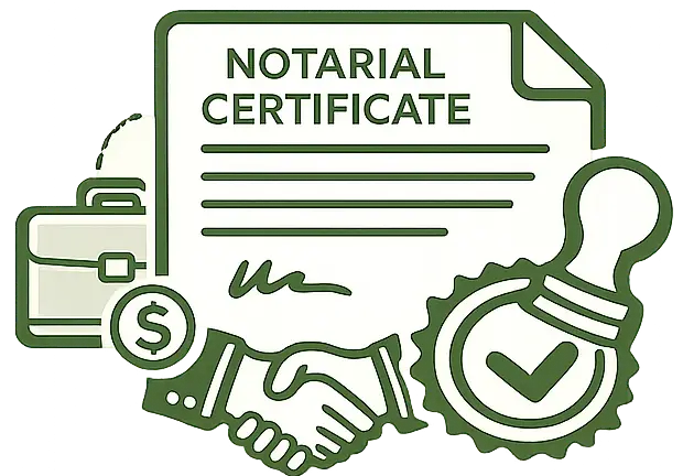 Reliable virtual notary support for document signing