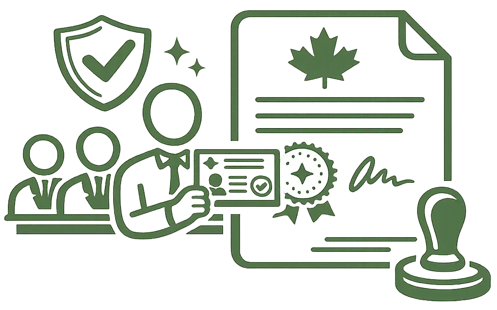 Online notarization service with secure encrypted signing