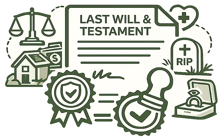 Secure legal document witnessing and online authentication