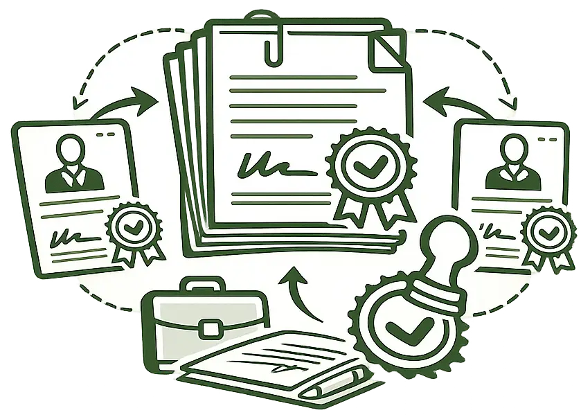 Modern online notary platform for legal document services